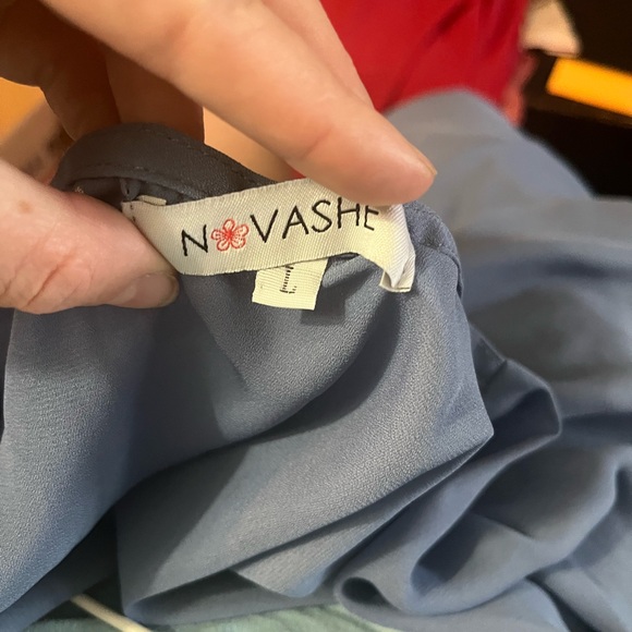 No Vashe Elegant Blue Jumpsuit - Picture 3 of 3